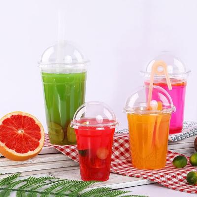 China Disposable Eco Friendly Stocked Biodegradable Custom Printed Plastic 100% Clear Compostable PLA Disposable Biodegradable Cup for sale