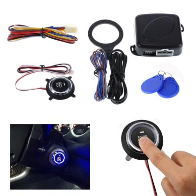 China Push Start One Button Start + Transponder China Manufacturer Hot Sale Remote Keyless Entry With RFID Anti Theft Button Start And Push Engine Remote Engine Start System for sale