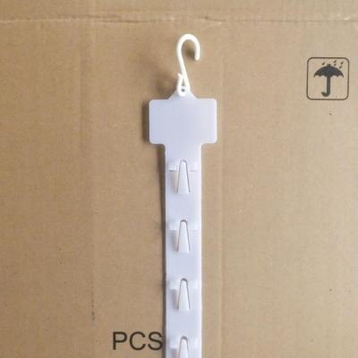 China Plastic Suermarket Display Clip Hanging Strip For Supermarket for sale