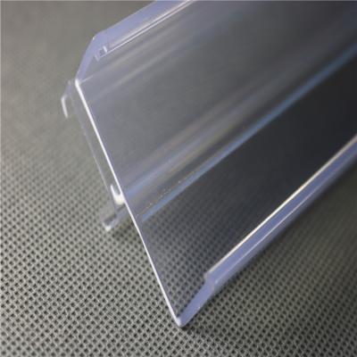 China Plastic Supermarket Display EEL Electronic Viewing Shelf Label Holders Rail For Supermarket Shelf for sale