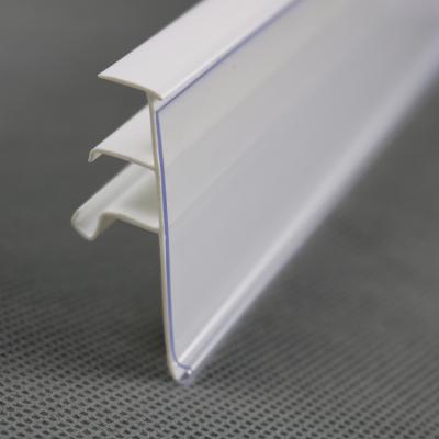 China Supermaerket display price tag datastrip label rack mount for cooler wire freezer shelves for sale