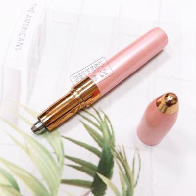 China Easy Enhance Custom Logo Color Painless Lady Electric Eyebrow Trimmer Hair Rechargeable Mini Eye Brow Shaver Razor LED Remove for sale