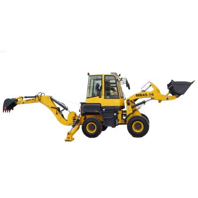 China 5Ton Farms Backhoe Loader 4 Wheel Drive Backhoe Loader Digger for sale