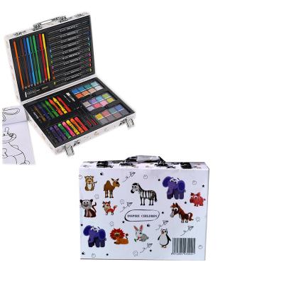 China 64PCS Children's Drawing Baby Colors Paper Box Marker Pen Art Marker Educational Drawing Toys for sale