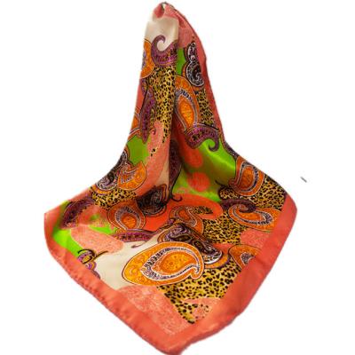 China Square Good Quality Factory Designer Silk Scarf Directly Design New Own Silk Scarf for sale