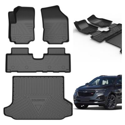 China 3d 5d 7d 9d 2021 2022+ chevrolet equinox phev car floor mats 3d 5d 7d 9d 2020 custom anti-skidding pvc eva tpv tape water proof mats trunk for sale