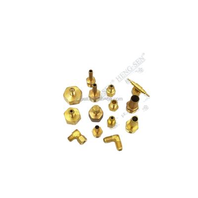 China Plumb Brass Threaded Pipe Hex Head Socket / Pneumatics Hydraulics Fittings Pin Pin for sale