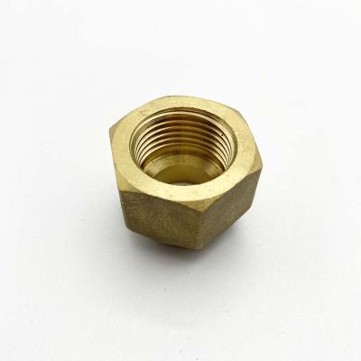 China Brass Refrigeration Flare Nut Male SAE3/4 Fitting Reducing for sale