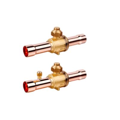 China GBC22s 7055 Home Refrigeration Tool Model Ball Valve Control Valve Brass for sale