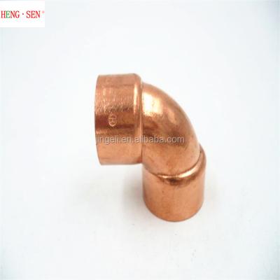 Chine Copper Pipe Fitting , Refrigeration 90 Degree Short Radius Elbow 3/8 Red Copper Equal à vendre