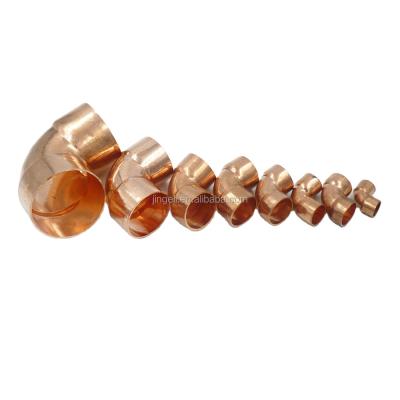 China Copper Pipe Fitting, 90 Degree 2 - 5/8 Short Radius Elbow, For Refrigeration And Air Conditioning Equal zu verkaufen