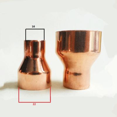 China Copper fitting reducer with male connect and female sweat plug, equal 1.1/8X7/8inch for sale