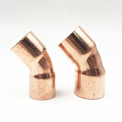 China Port Size 3/4 Equal CXC Copper Elbow 45 Degree for sale