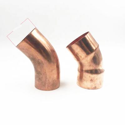 China Customized 2 Inch Equal 45 Degree Copper Street Elbow for sale