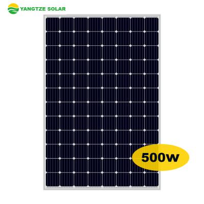 China Yangtze New Products 500watt Monocrystalline Solar Panel 96 Cell Solar Panel YS500M-96 for sale