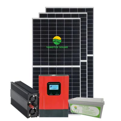 China Yangtze Rooftop Home Mount 12kw Off Grid Solar System For 100 Meter Head Solar Water Pump System for sale