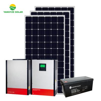 China Yangtze 8KW Poly 330W Home Solar Panel On Grid / Off Grid Hybrid Solar System For Home for sale