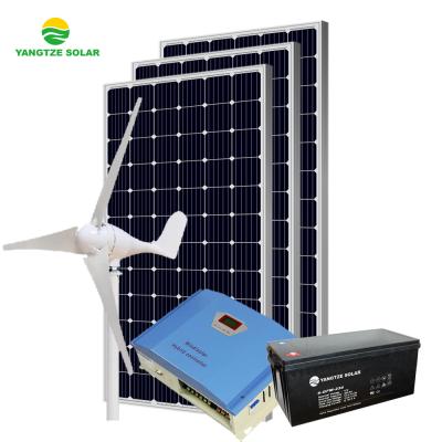 China Home Solar Hybrid Power System Complete TUV Certificated 20KW Winding Solar Hybrid Power System for sale