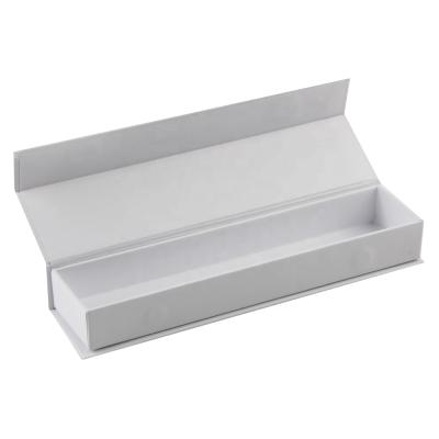 China High Quality OEM/ODM Recycled Materials Recycled Long White Rigid Paper Flower Gift Packaging Box for sale