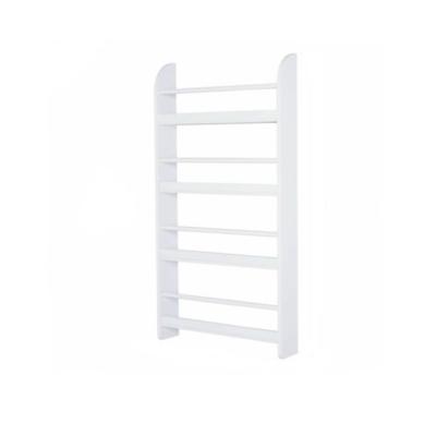 Κίνα 4 Tier Modern White Adjustable Functional Home Office/Standing Shelf Wall Mounted Wooden Book Shelves (Height) προς πώληση