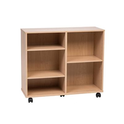 China Factory Price Storage Cheap Wooden Rolling Shelf (The Other) Modern Style Adjustable for sale