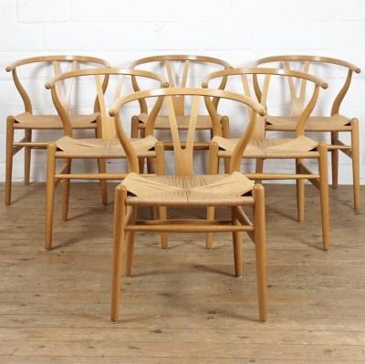 China CH24 Luxurious Natural Wood Chair Fork Rattan Cooling Solid Wood Chair Dining Chairs For Living Room Furniture for sale