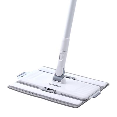 China Sustainable Easy Clean Flat Euro Microfiber Floor Sweeper Telescopic Brooms for sale