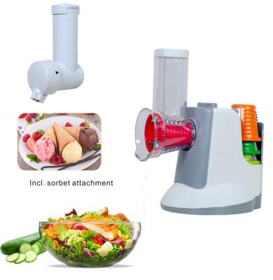 China Household 2 in 1 electric ice cream and salad maker, multifunctional to make dessert and salad all in one for sale