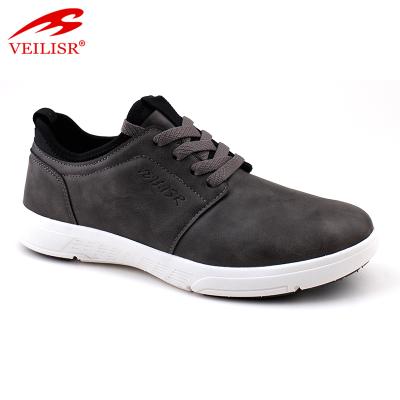 China Deodorization Zapatos Fashion Faux Leather Sneakers Men Top Casual Shoes for sale