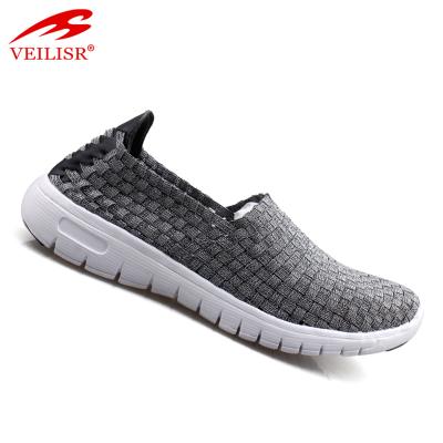 China Fashion\Comfortable\Durable\New Design Fashion Breathable Slip On Shoes Men Casual Sport Woven Shoes for sale