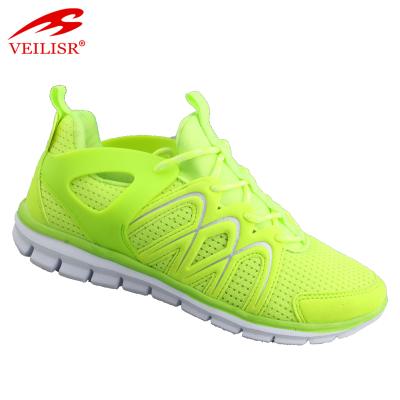 China Women Breathable Mesh Fashion Fabric Zapatillas de mujer Sports Casual Shoes for sale