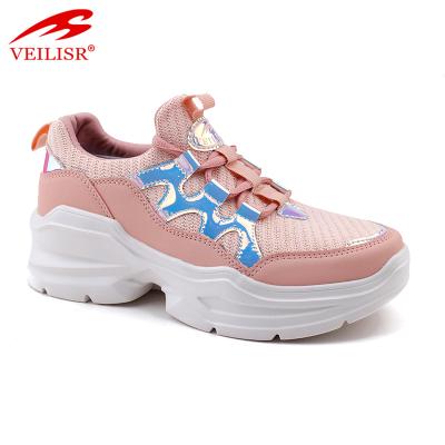 China Fashion Trend Zapatos Mesh Fashion Ladies Chunky Sneakers Women Sneakers for sale