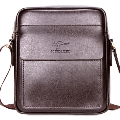 China Factory New Fashion PU Leather Business Casual Dress Messenger Shoulder Sling Daily Carry Bag for sale