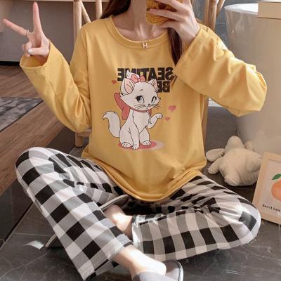 China Autumn Pijama Daster Piyama Murah Home Clothes Lady Pajama Set Cozy QUICK DRY Lounge Wear Women 2 Pieces Sleepwear Women's Winter Matching Pajamas for sale