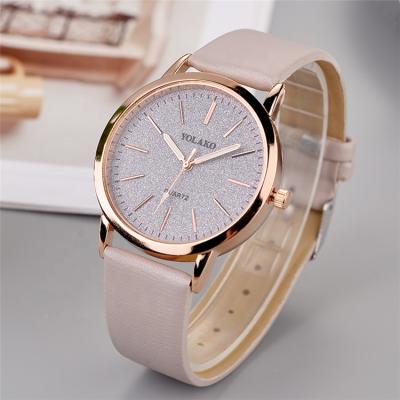 China Shock Resistant Luxury Brand Quartz Leather Women's Watch Ladies Fashion Watch Women Wristwatch Clock for sale