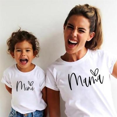 China QUICK DRY Family Mom and Daughter Clothes Parent Child Family Matching Outfits for sale