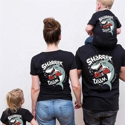 China QUICK DRY Family Looking Short Matches Mom Shirts And Matching Baby Girl Outfits Summer for sale