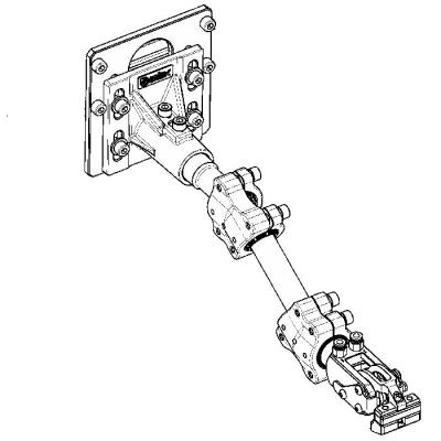 China Articulated Eoat Transfer Grippers With Fast Opening And Closing Action for sale