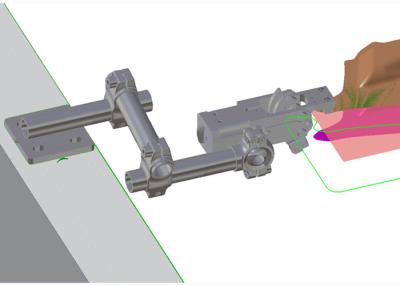 China Standardizing End Of Arm Tooling Grippers , Articulated Compact Sheet Metal Gripper for sale