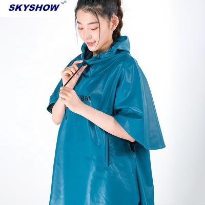 China Wholesale Custom Changing Surf QUICK DRY Logo Towel Beach Poncho Towel Wetsuit Winter Keep Warm With Hood for sale