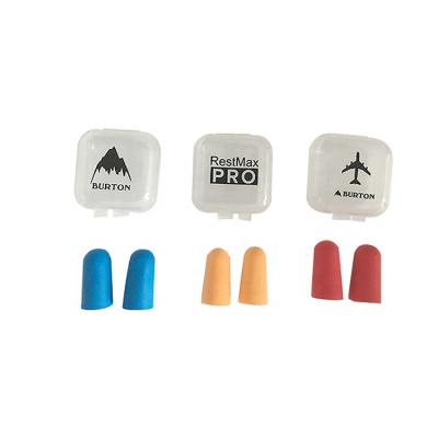 China Custom Logo Soundproof Hot Sell Travel Sleep Noise Prevention Soft Earplugs SKY123456 for sale