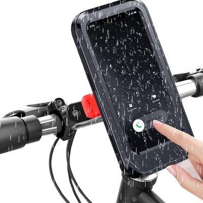 China Wholesale Adjustable Waterproof Phone Holder Outdoor Exercise Mountain Bike Phone Holder Bag for sale