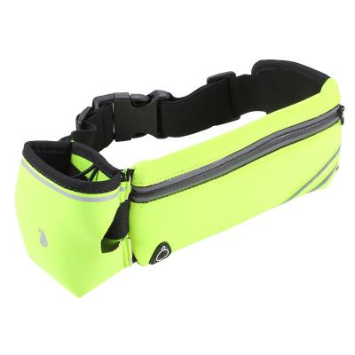 China Multifunctional Water Proof Waist Bags Large Capacity Outdoor Recycling Without Kettle Fanny Waist Bag Reflective Zipper Pocket Phone Bag for sale