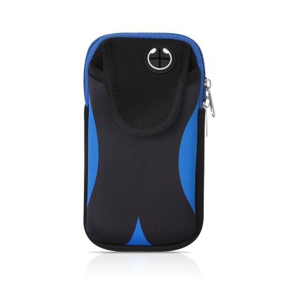 China Wholesale Shockproof Neoprene Arm Bag Workout Fitness Sports Mobile Phone Holder Waterproof Armband For Unisex for sale