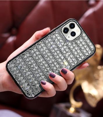 China Luxury Shockproof Phone Case For iPhone 11 Glitter Bling Diamond Phone Case For iPhone 11 Pro Max Protective Case Cover for sale