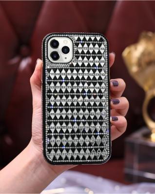 China Glitter Bling Bling Diamond Mobile Phone Covers Shockproof Girl Colorful Phone Case For iPhone 12 pro mini max for sale