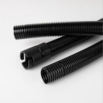 China Flame Resistant Wire Shield Flexible Flame Retardant Nylon Conduit PA/PP/PE Plastic Corrugated Pipe Protective Hose for sale