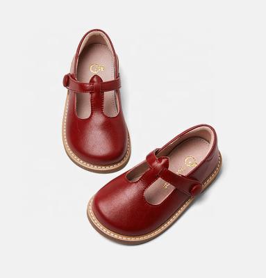 China Round Girl's Classic Elegant Mary Jane School Uniform Shoes Flat Shoes for sale