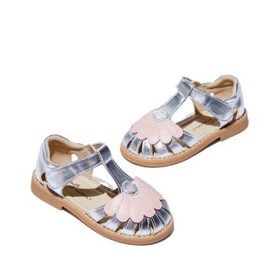 China 2021 Summer Girls Children Sports Shoes Soft Sole Round Children's Sandals Closed Toe Sandals for sale