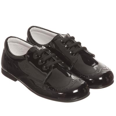 China Durable Euro Little Kids Boy Shoes School Uniform Leather Shoes for sale